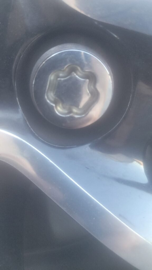 Dodge Grand caravan wheel lock key code