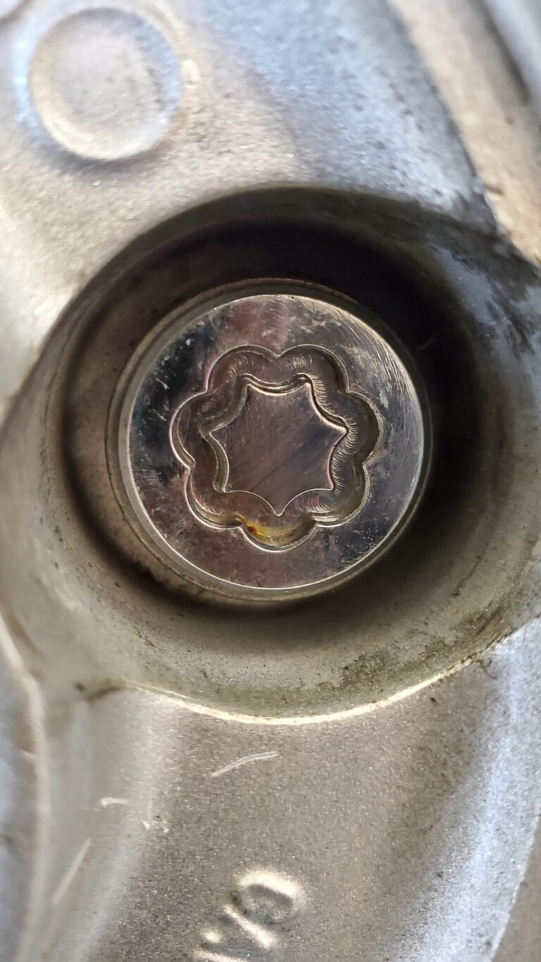 Fiat 500 wheel locking nut key replacement