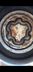 Fiat 500 wheel locking nut key replacement