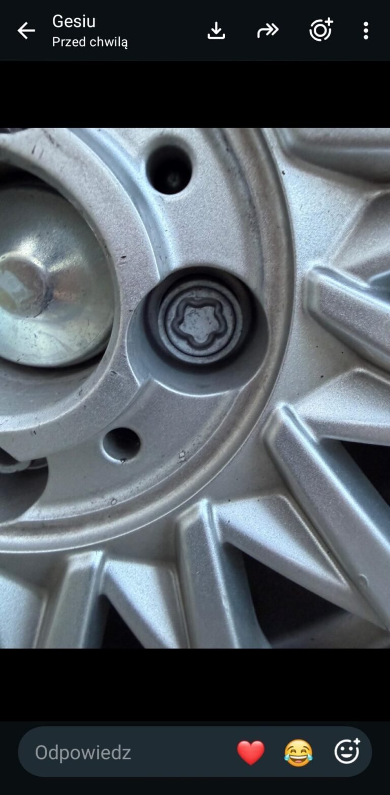 Fiat Fiat 500 wheel locking nut key replacement