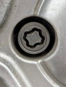 Fiat Punto 2012 1.4 wheel locking nut key replacement