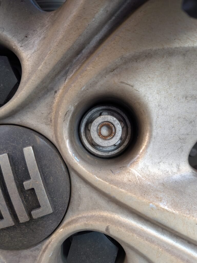Fiat Scudo wheel locking nut key replacement
