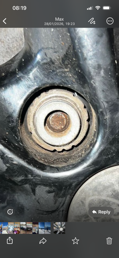 Ford Fiesta wheel locking nut key replacement