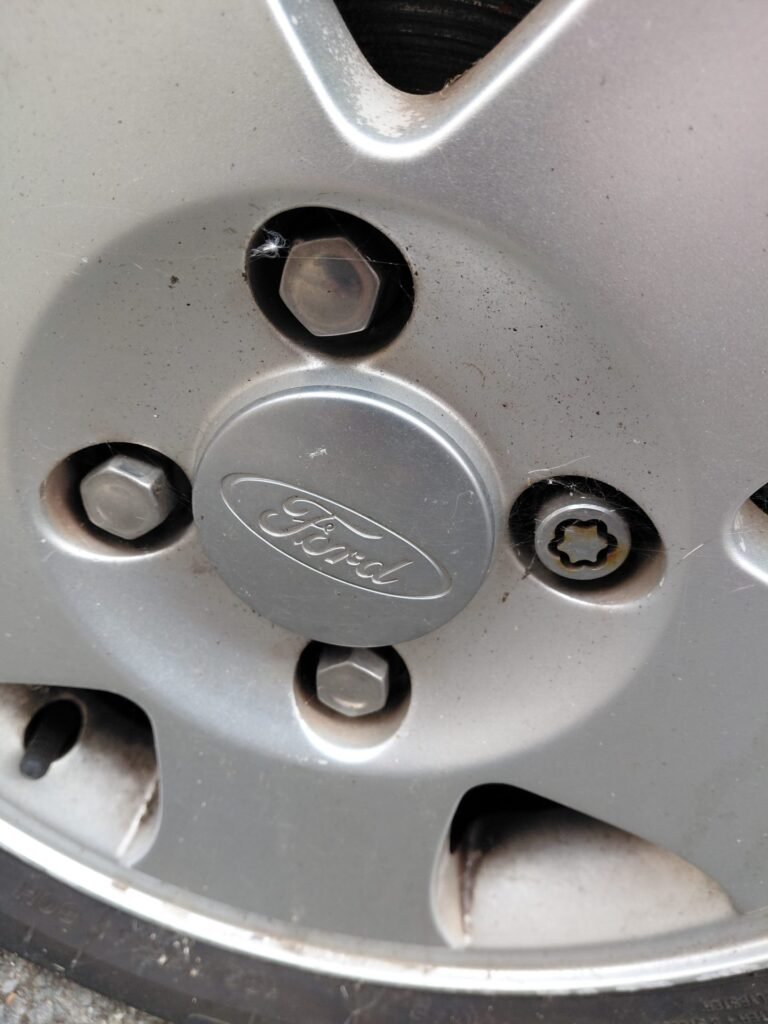 Ford Fiesta freestyle 2002 wheel locking nut key replacement