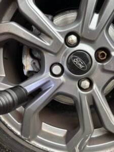 Ford Fiesta wheel locking nut key replacement