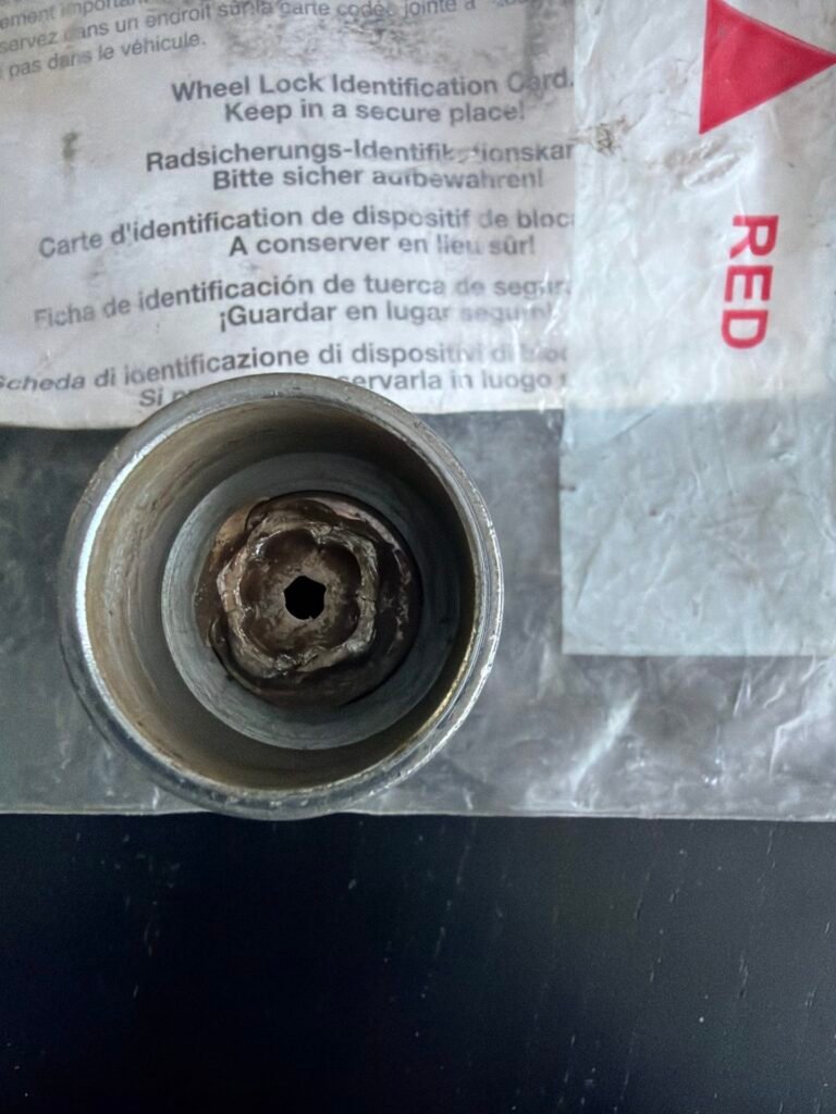 Ford Fiesta wheel locking nut key replacement