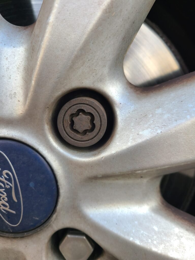 ford fiesta wheel locking nut key replacement
