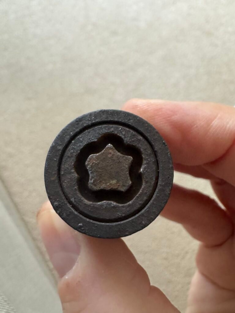 Ford Focus wheel locking nut key replacement