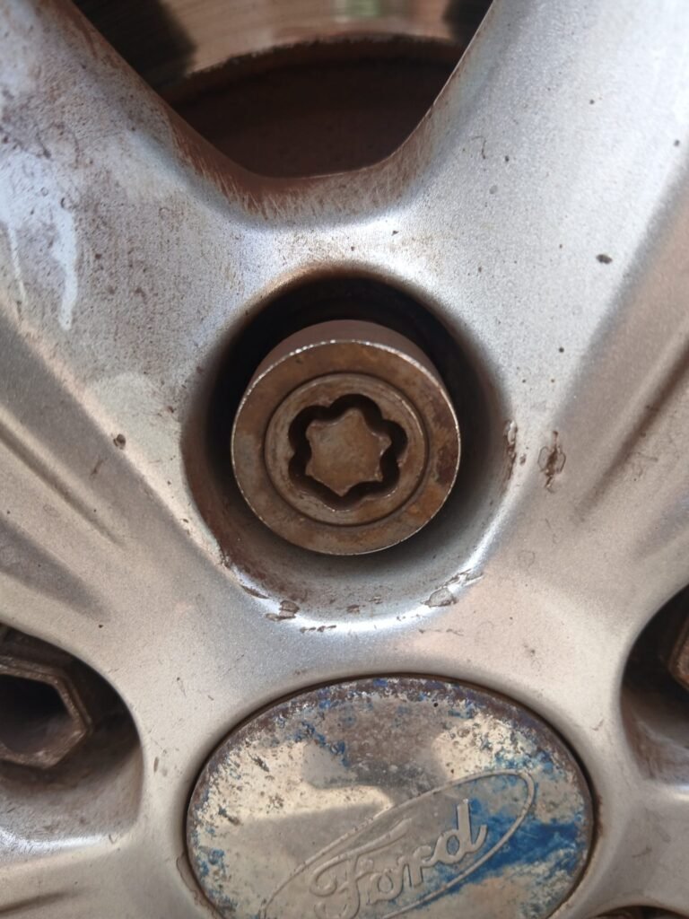 Ford Galaxy wheel locking nut key replacement