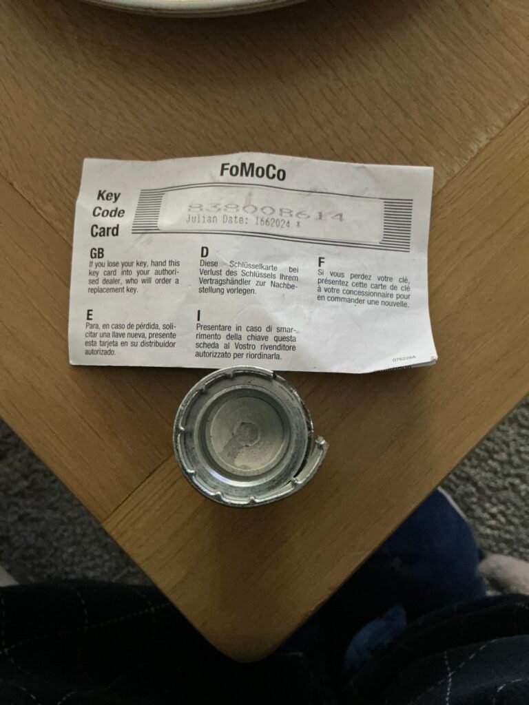 Ford Jeep wheel locking nut key replacement