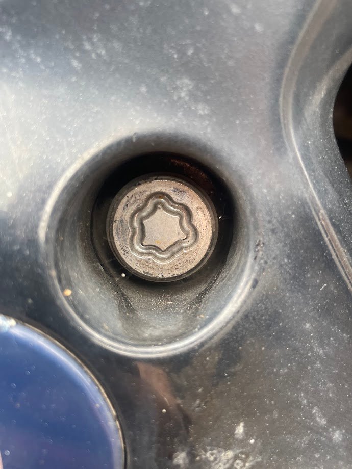 Ford Ka wheel locking nut key replacement