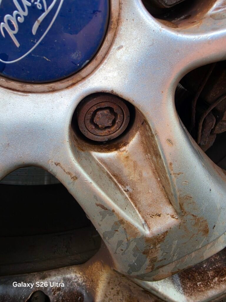 Ford Kuga wheel locking nut key replacement