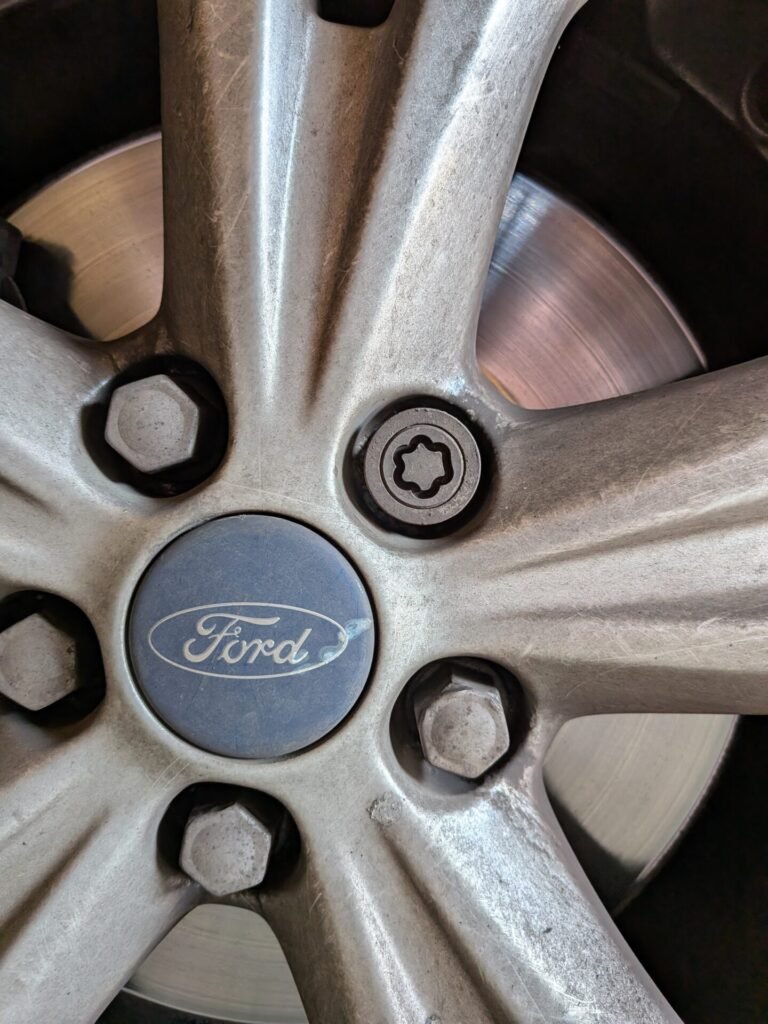 Ford S-Max wheel locking nut key replacement