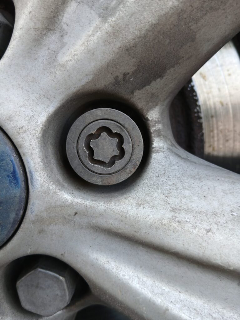 Ford S max wheel locking nut key replacement