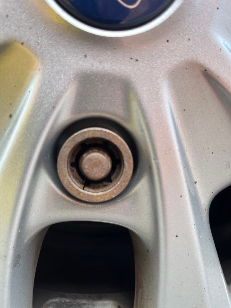 Ford Transit custom wheel locking nut key replacement