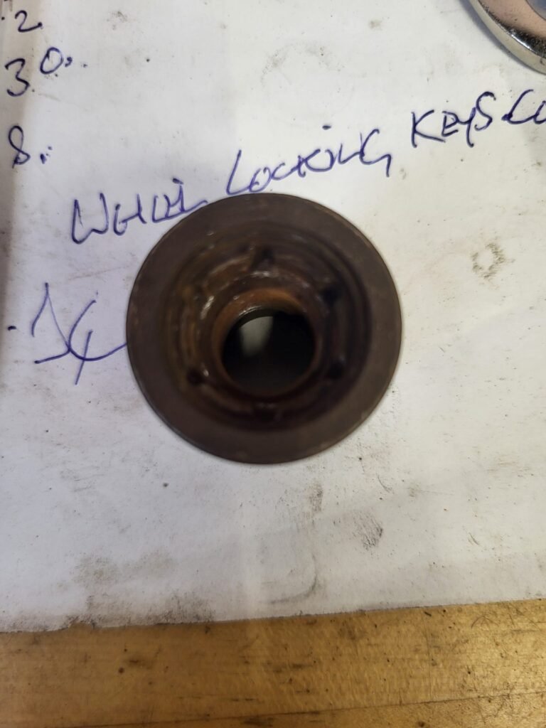 Ford Transit wheel locking nut key replacement