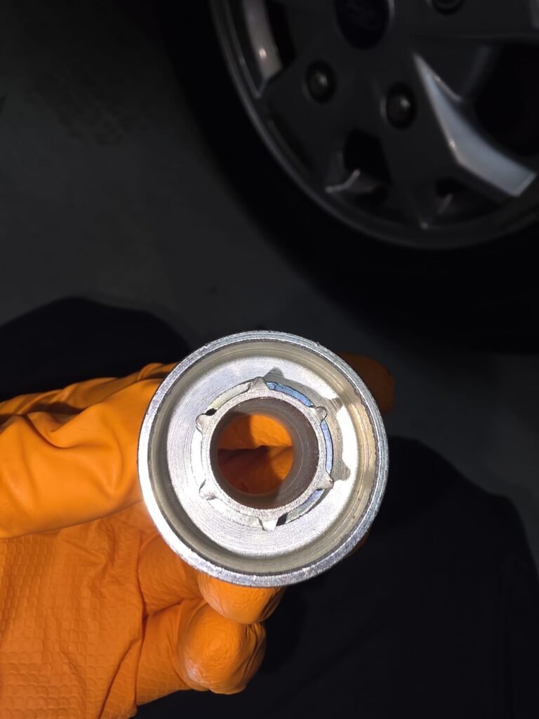 Ford Transit wheel locking nut key replacement