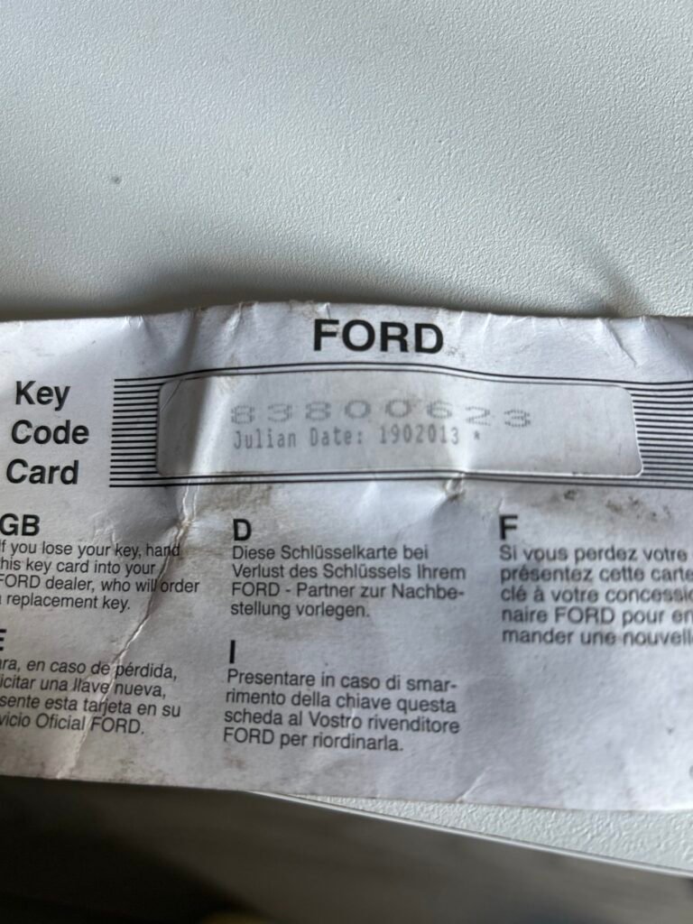 Ford Fiesta wheel locking nut