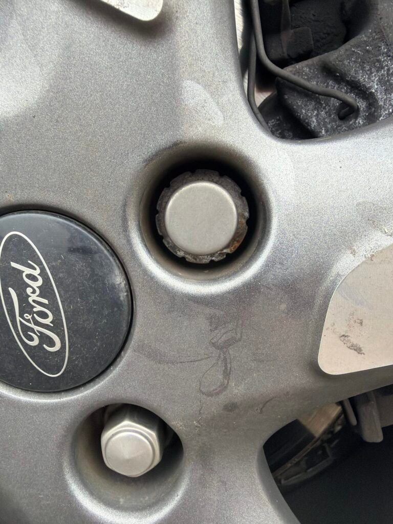 Ford Fiesta eco boost locking wheel nut key