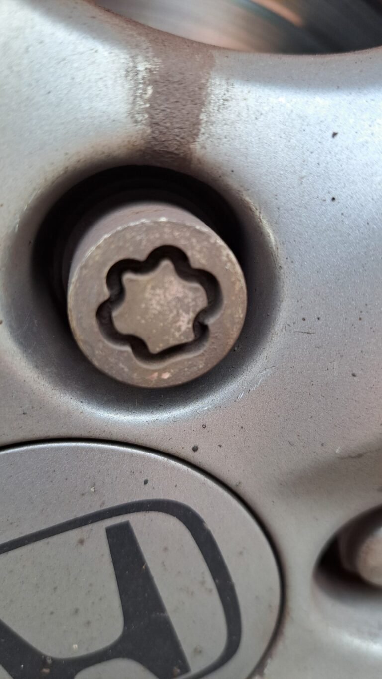 Honda Civic wheel locking nut key replacement