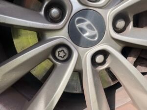 Hyundai I40 wheel locking nut key replacement