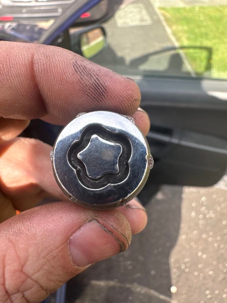 Hyundai I40 wheel locking nut key replacement