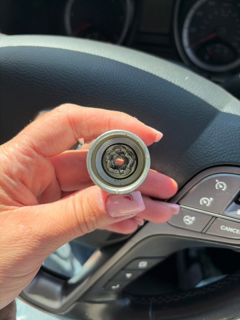 Hyundai Santa fe wheel locking nut key replacement