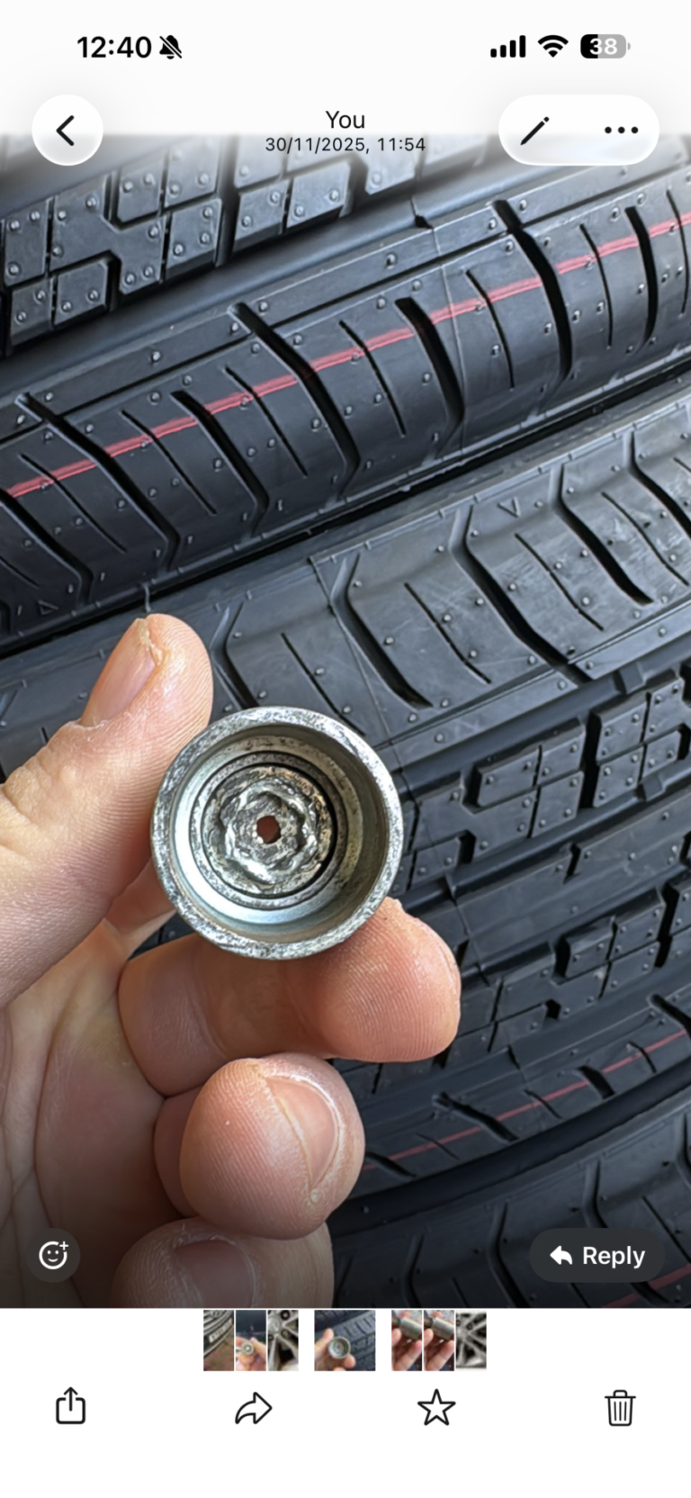 Hyundai Santa Fe wheel locking nut key replacement