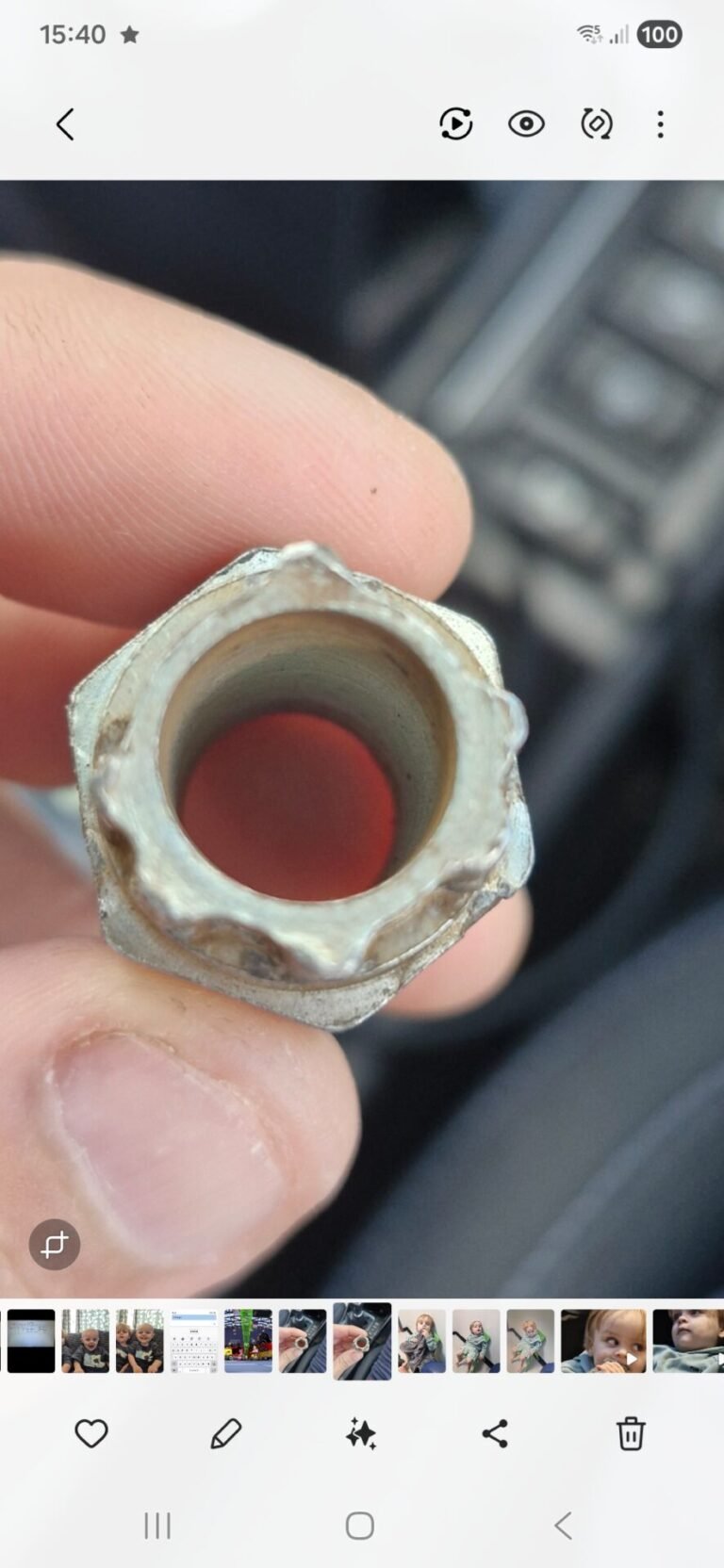Hyundai Tuscon wheel locking nut key replacement
