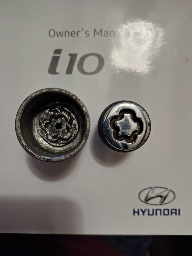 hyundai i10 wheel locking nut