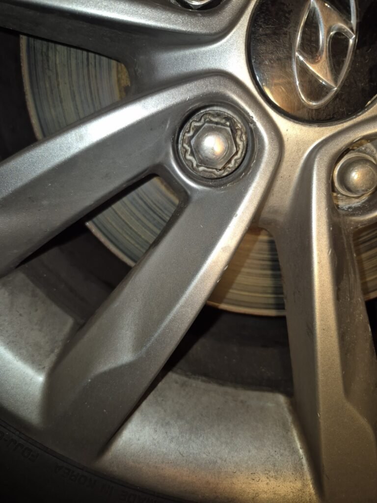 Hyundai i40 locking wheel nut