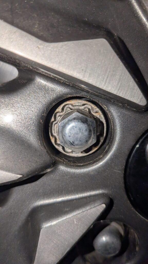 Hyundai Ionic electric wheel nut key replacement