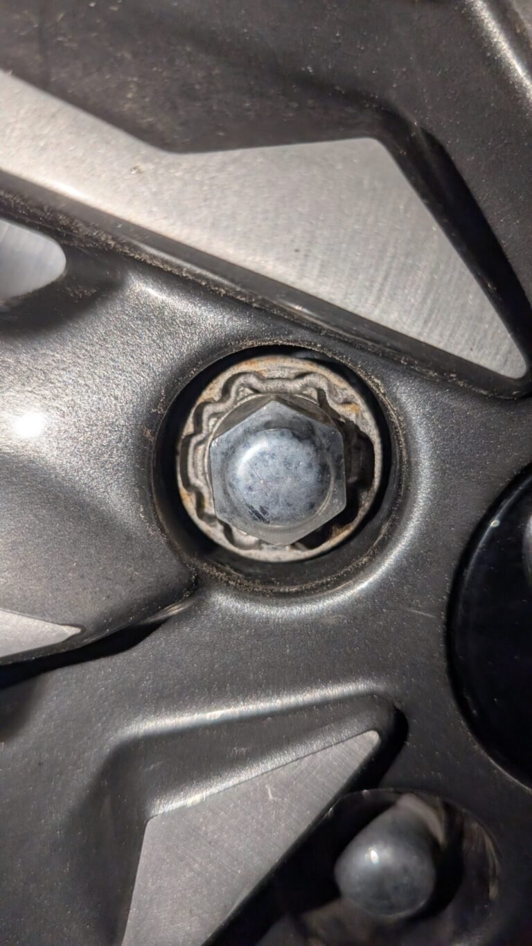 Hyundai Ionic electric wheel nut key replacement