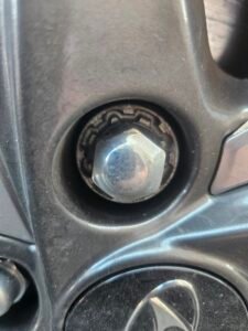Hyundia Iqoni wheel locking nut key replacement