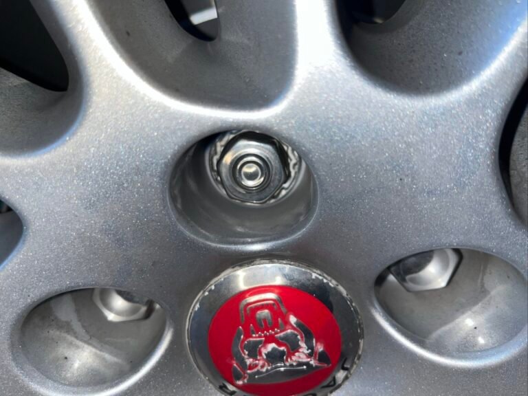 Jaguar F Pacce wheel locking nut key replacement