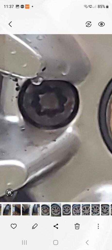 Lotus Elise wheel locking nut key replacement