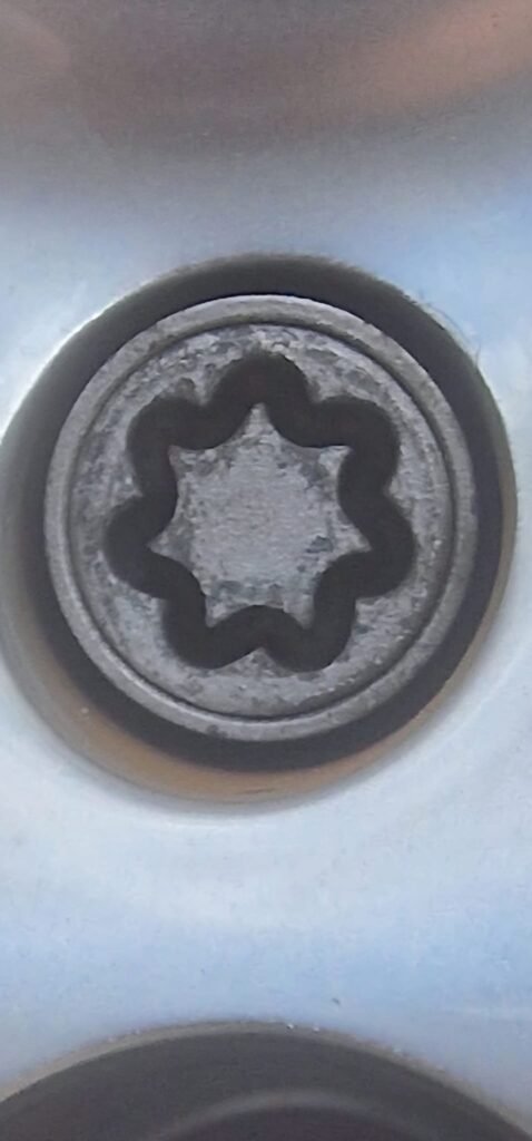 Lotus Evora wheel locking nut key replacement