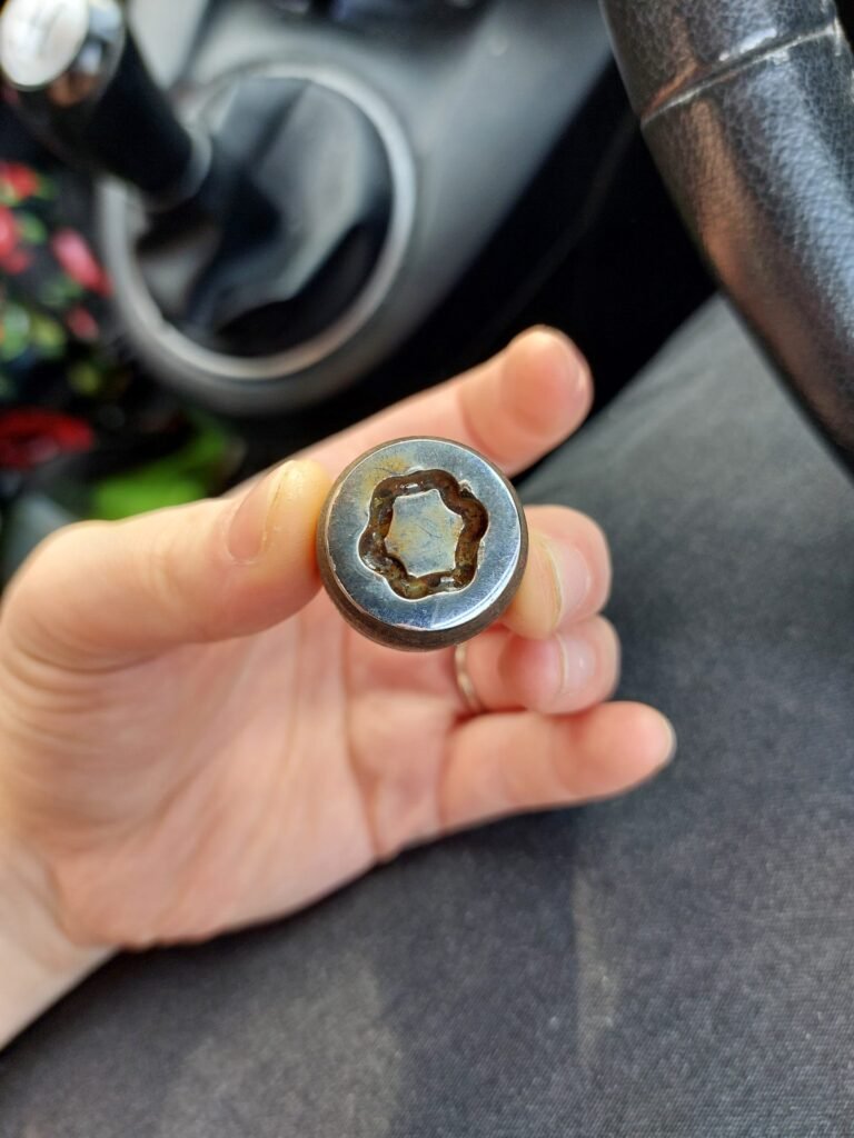Mazada 2 TS2 wheel locking nut key replacement