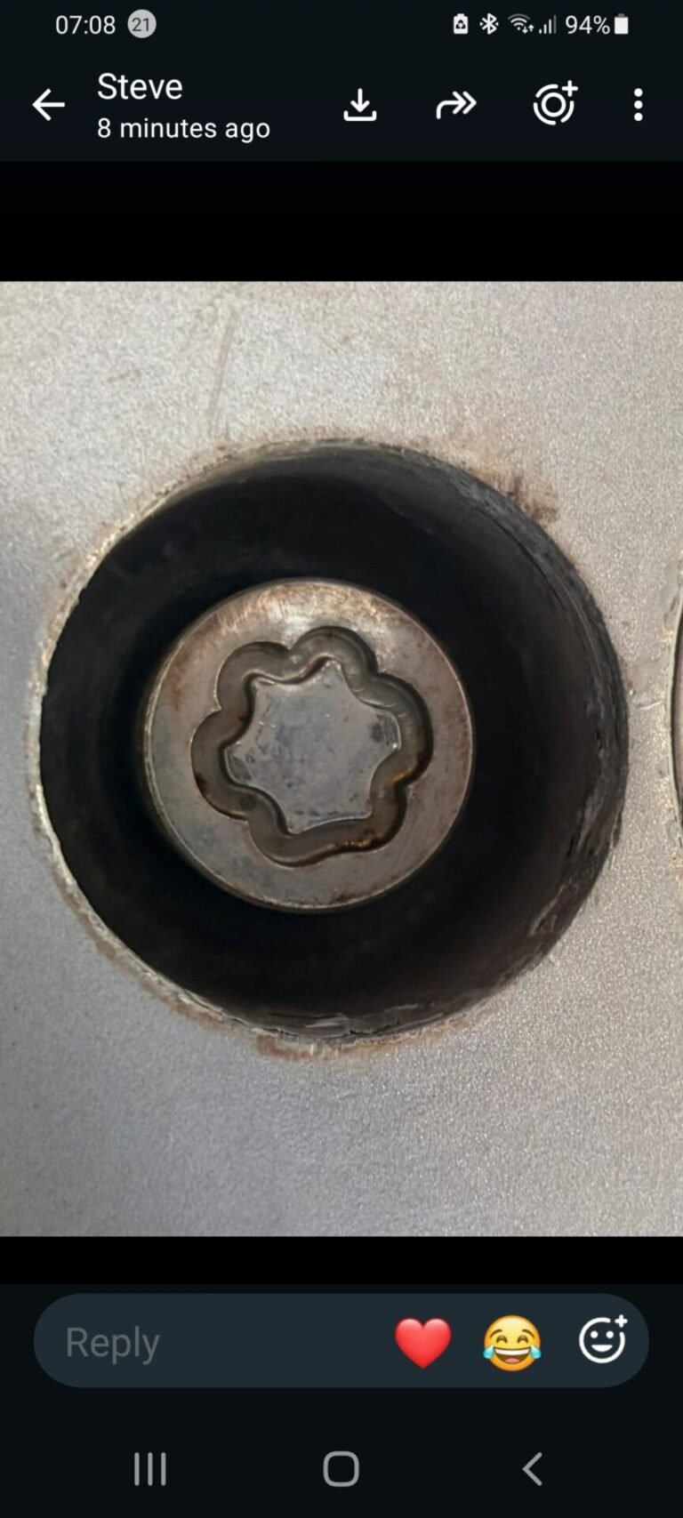 Mazda mk5 Mk 2 1.6 wheel locking nut key replacement