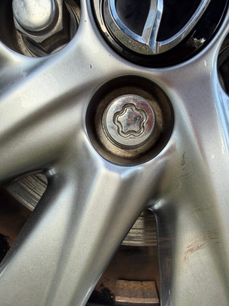 Mazda 2 hybrid wheel locking nut key replacement