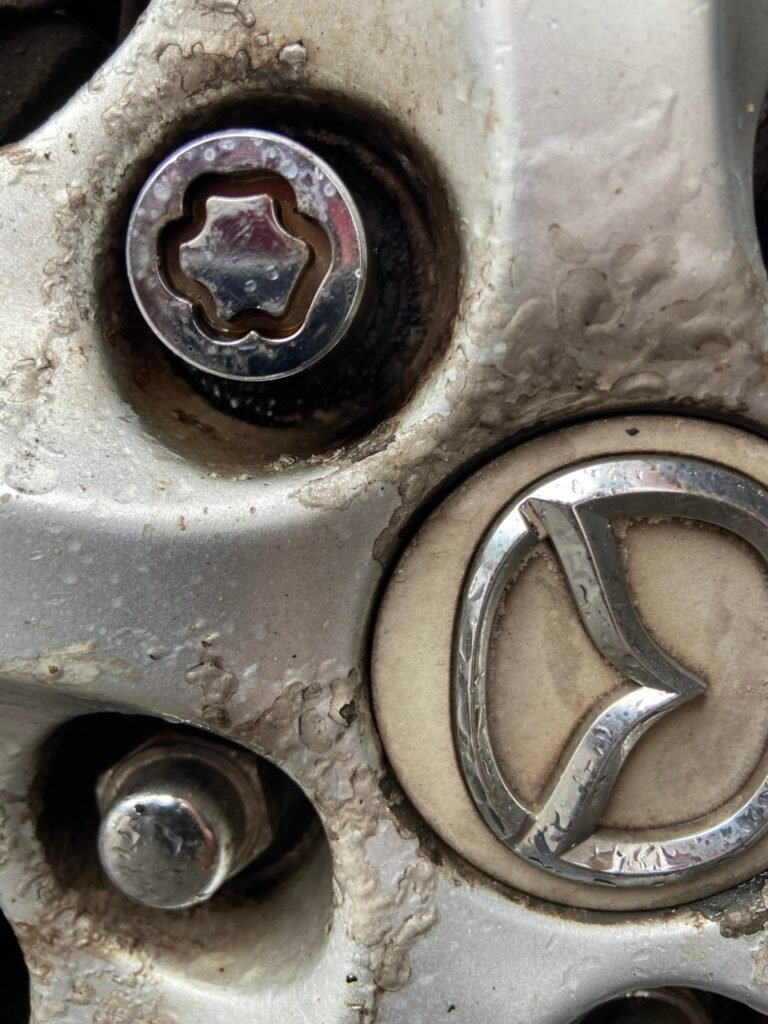 Mazda 3 wheel locking nut key replacement