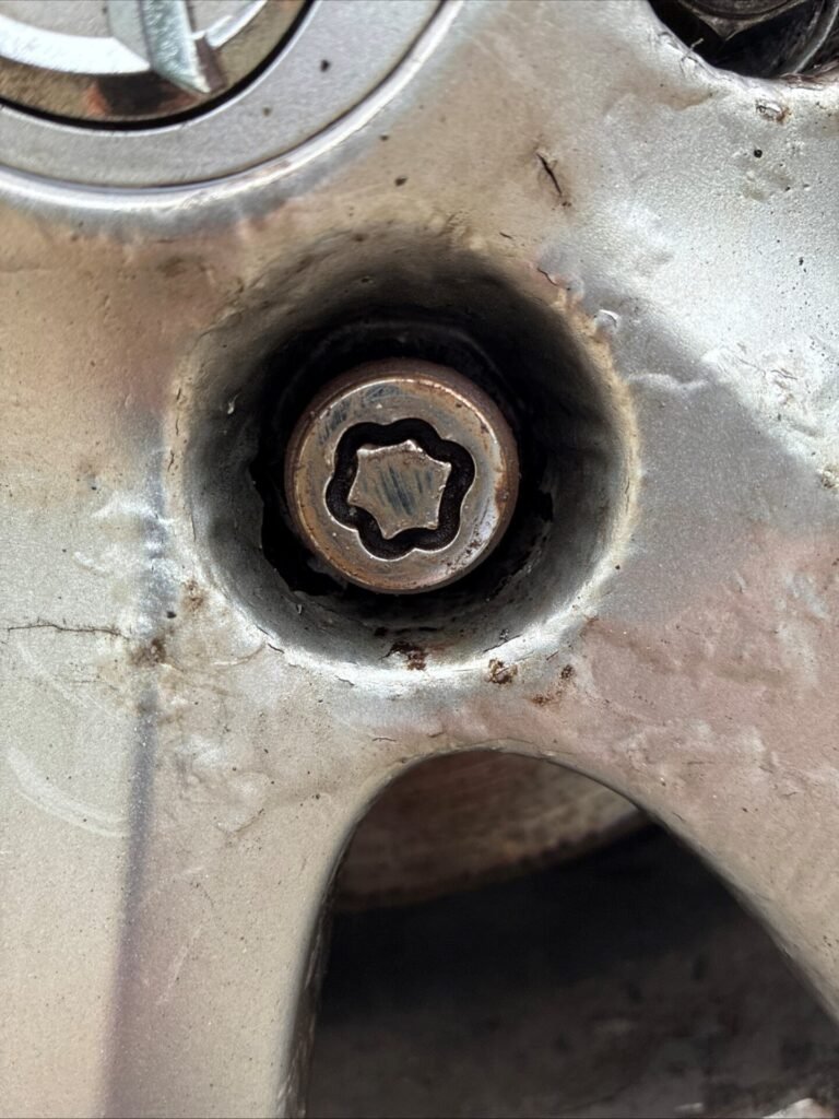 Mazda 3 wheel locking nut key replacement