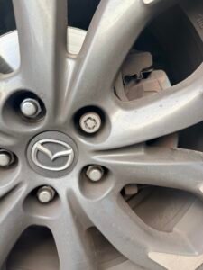 Mazda Cx5 wheel locking nut key replacement