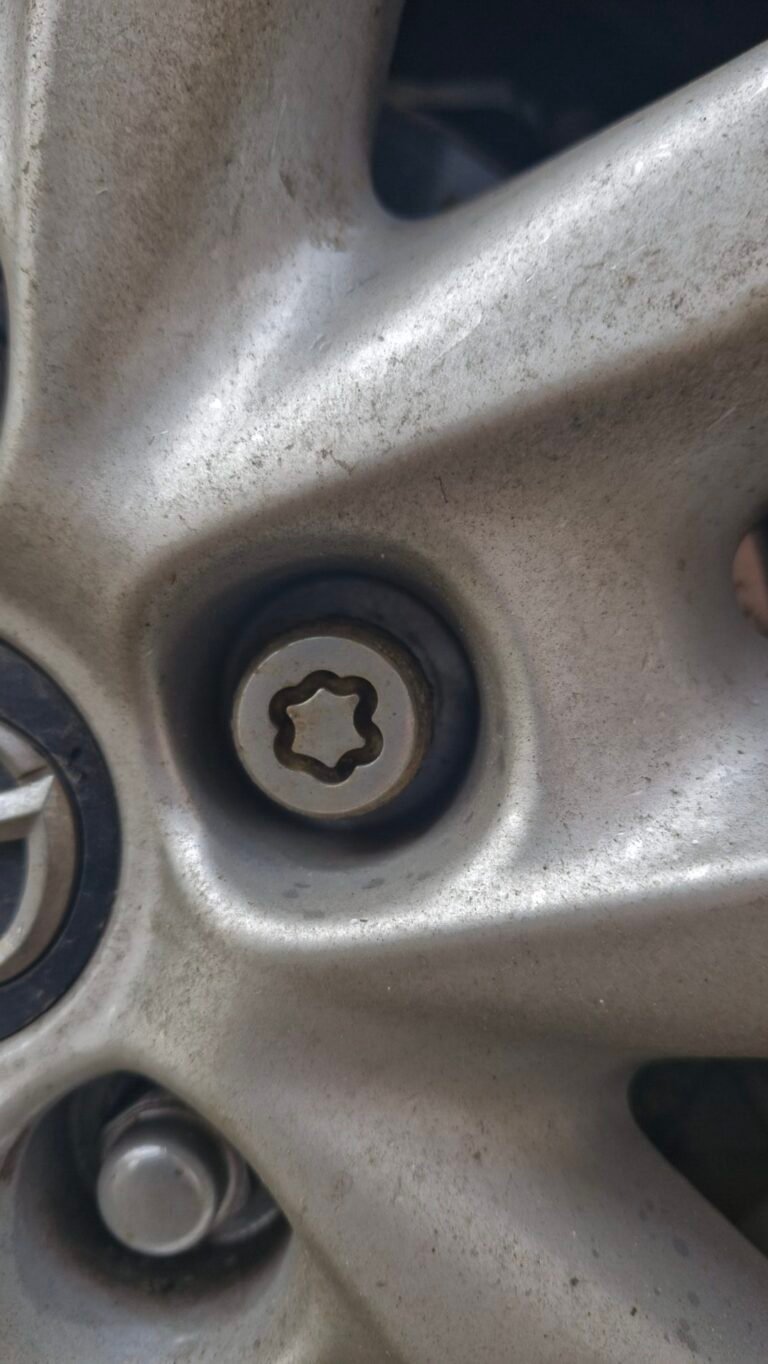 Mazda 3 sport Nav wheel locking key
