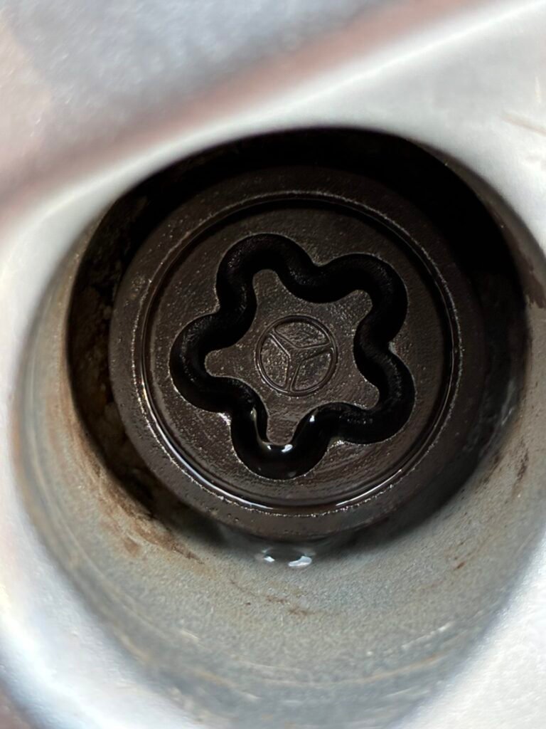 Mercedes A Class wheel locking nut key replacement
