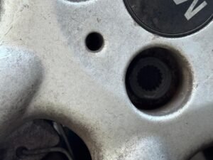 Mini Hatch 2006 wheel locking nut key replacement