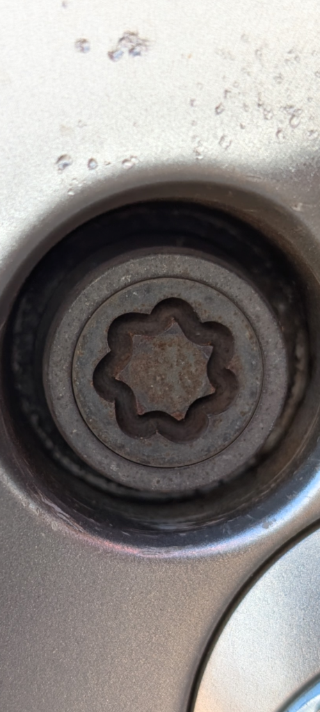 Mitchell Toyota aygo wheel locking nut key replacement