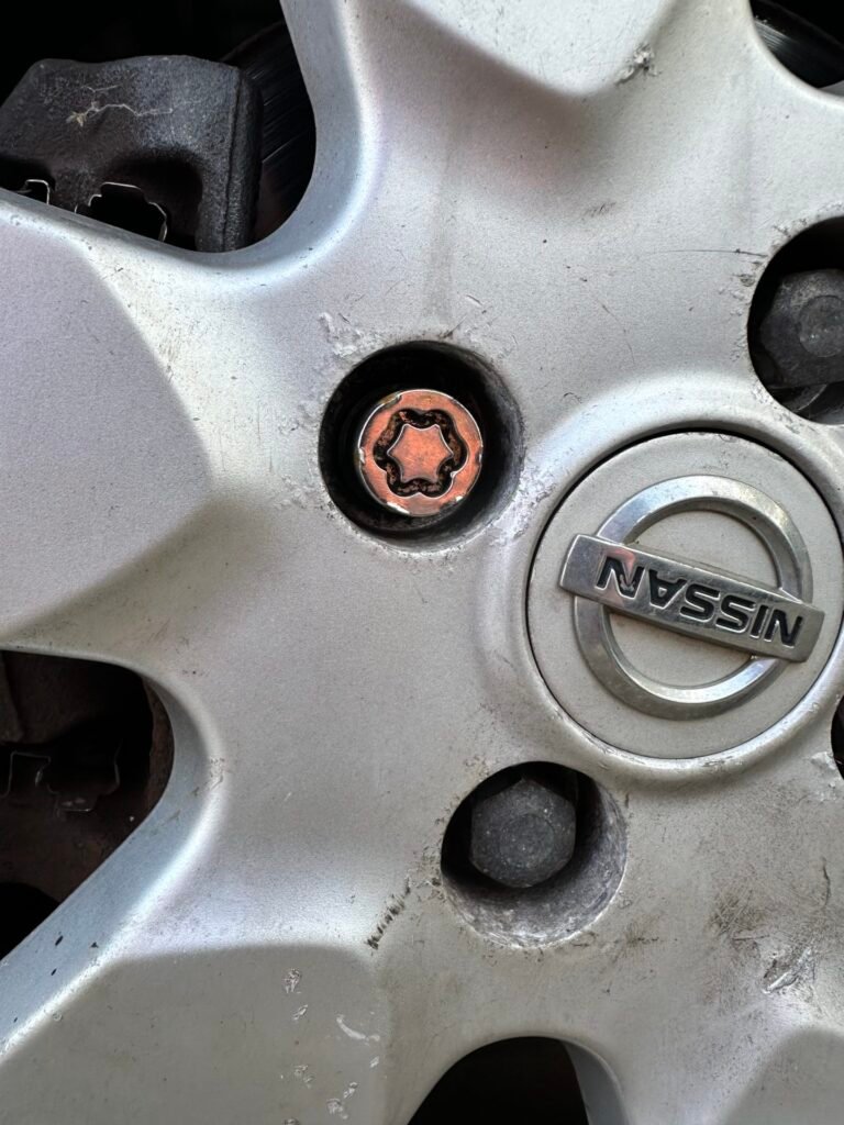 Nissan micra 2010 2010 wheel locking nut key replacement
