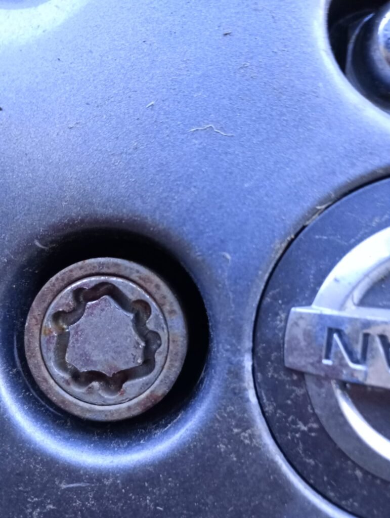 Nissan Micra Elle 2012 wheel locking nut key replacement