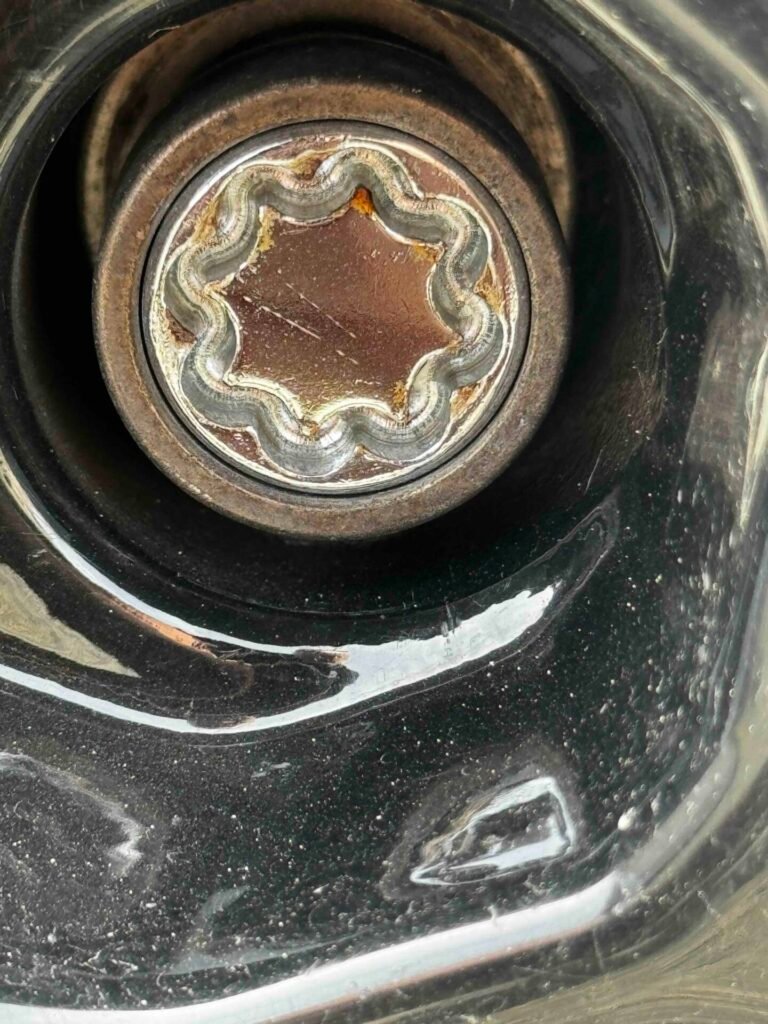 Nissan Navara wheel locking nut key replacement